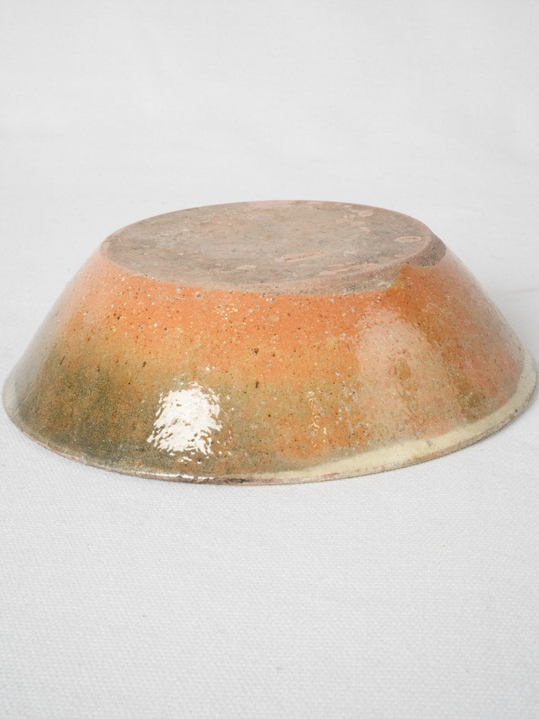 Aged Vallauris Yellow Terracotta Bowl