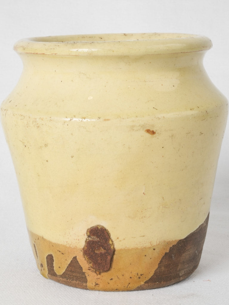 Traditional old French glaze crock