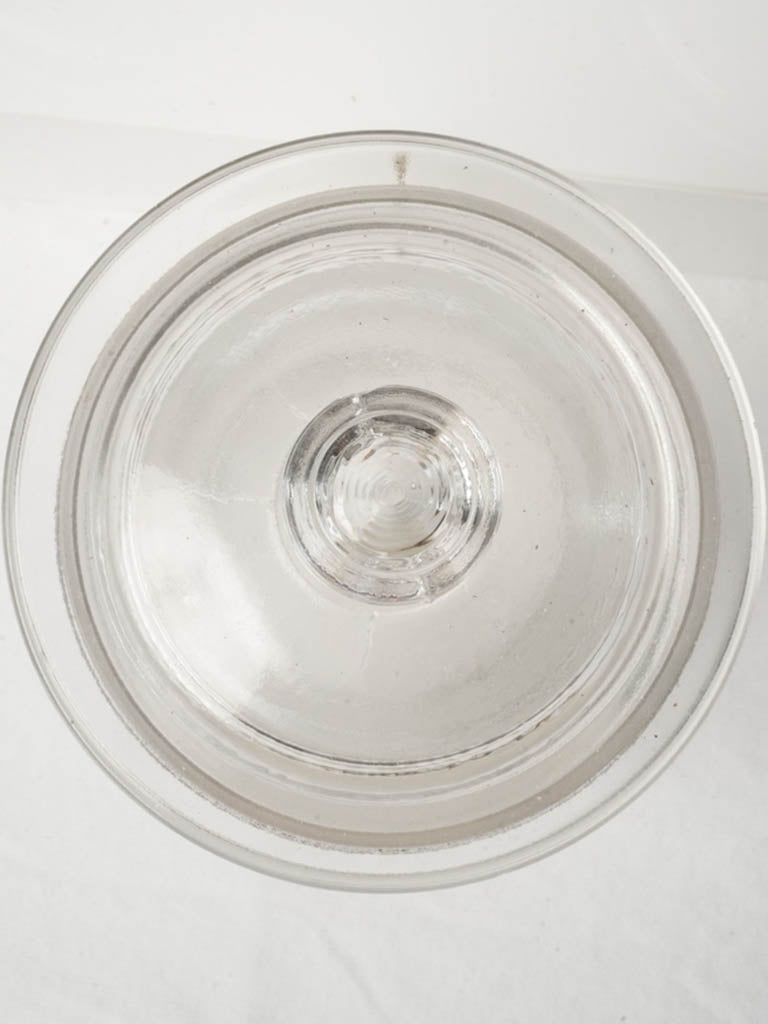 Antique-style fruit-labeled candy jars