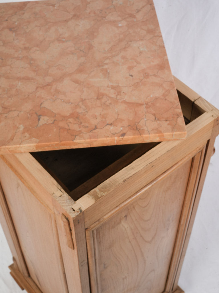 Soft patina oak cabinet