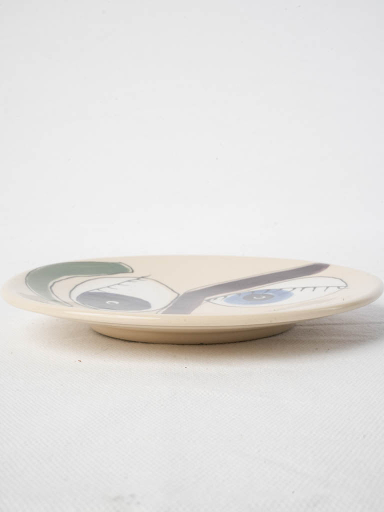 Vintage hand-painted decorative plate