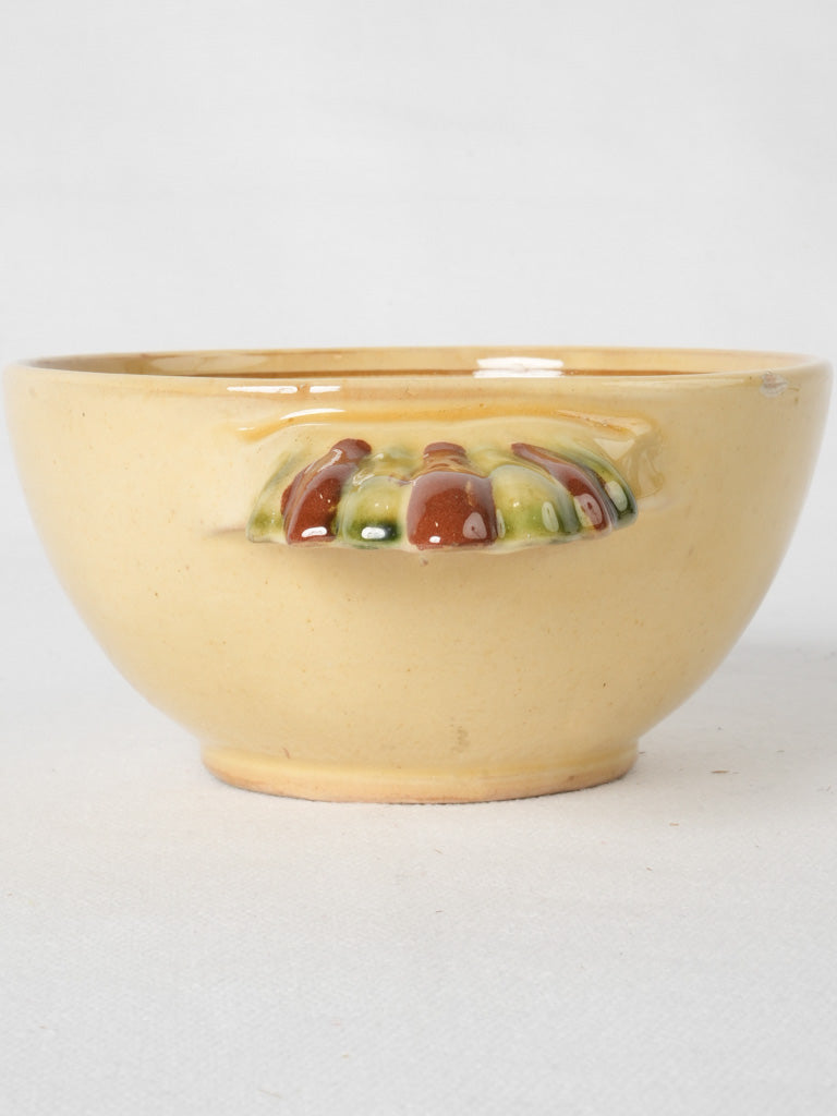Vintage Provençal terracotta bowl