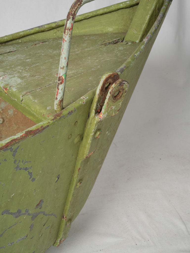 Antique wood and metal swing