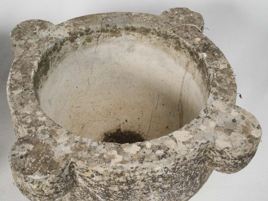 Rustic, Substantial Antique French Mortars