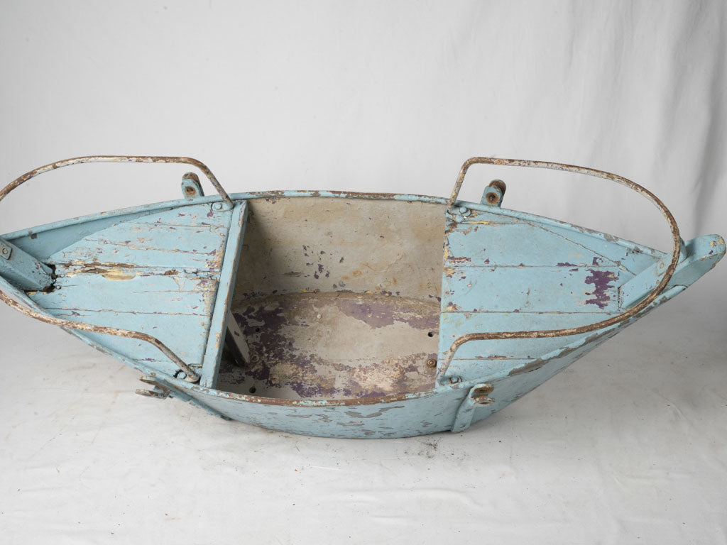 Antique playful nursery swing basket
