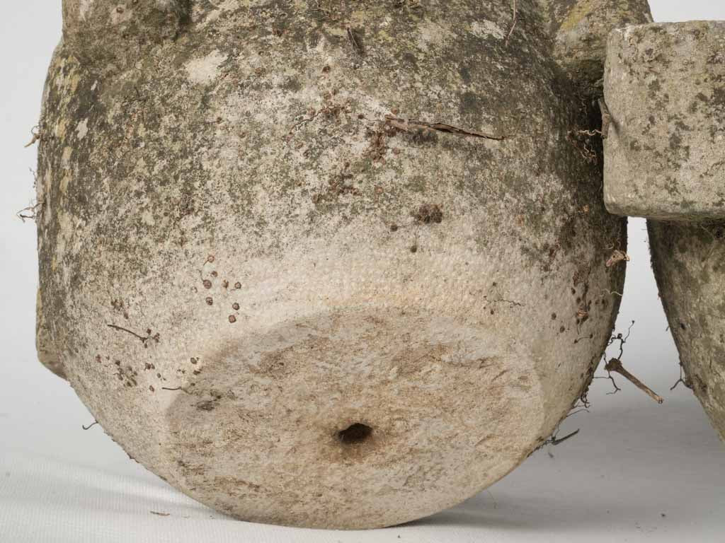 Charming, Weathered Antique French Mortars