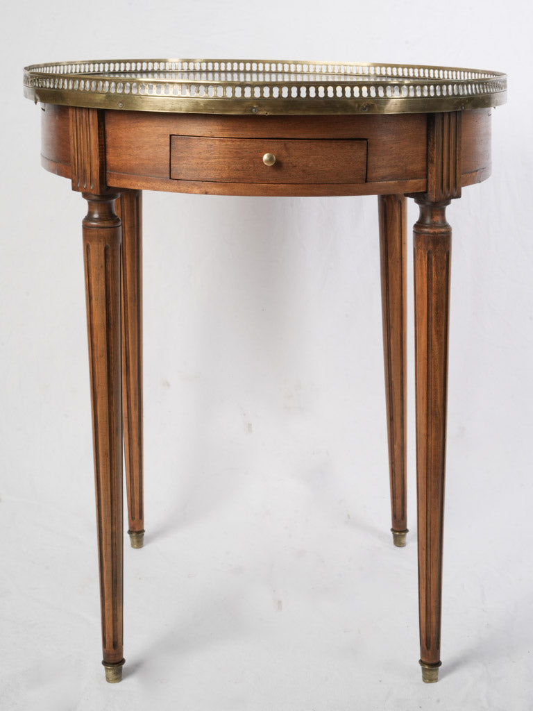 Timeless walnut Louis XVI table