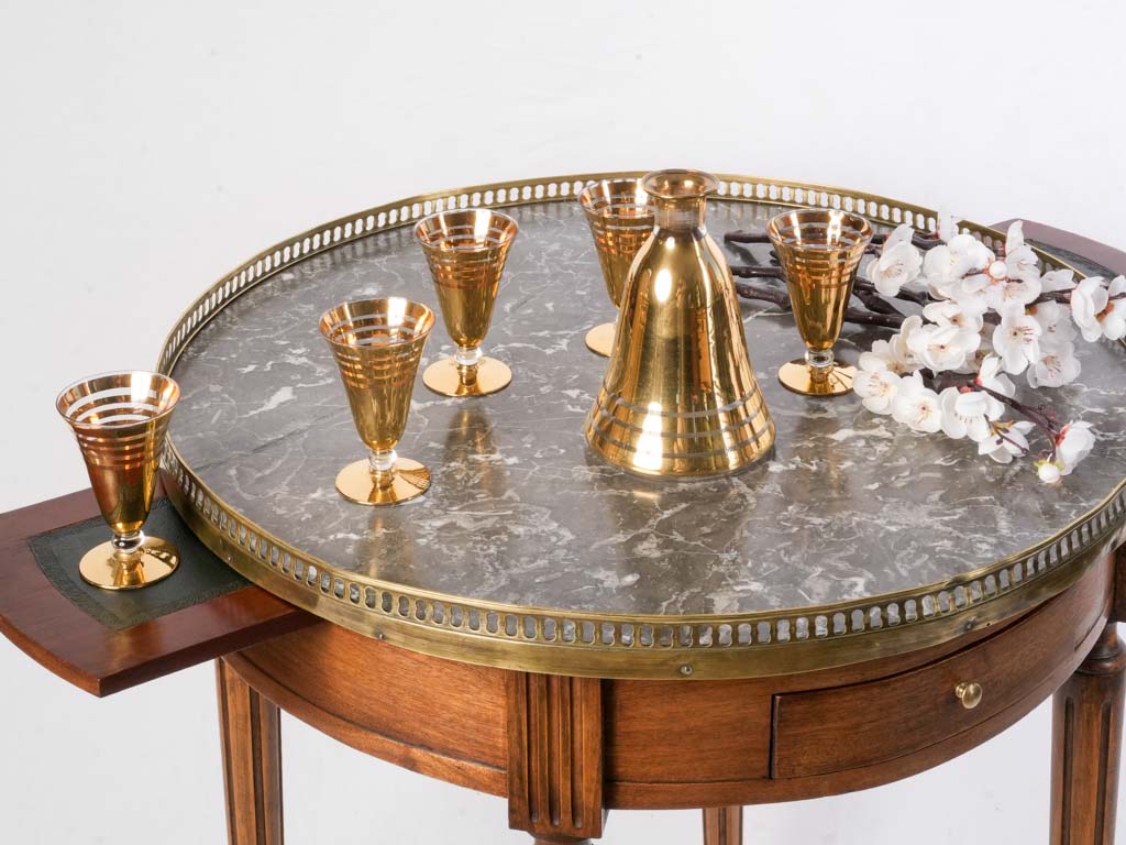 Fine handcrafted artisan gilded set