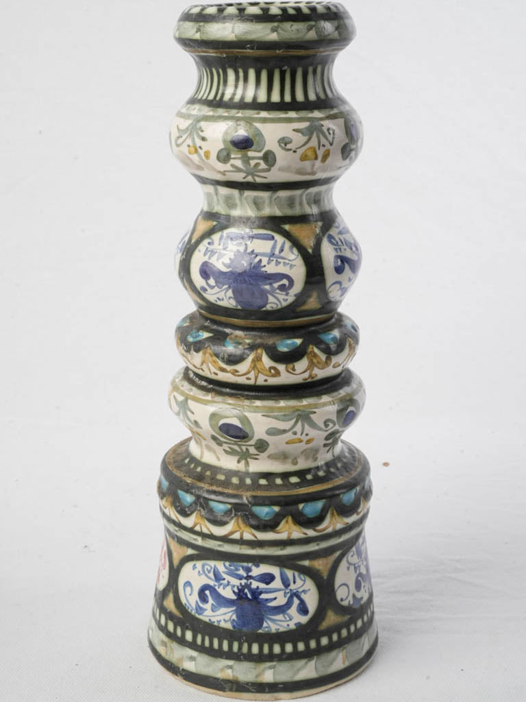 Sculptural vintage ceramic candlestick