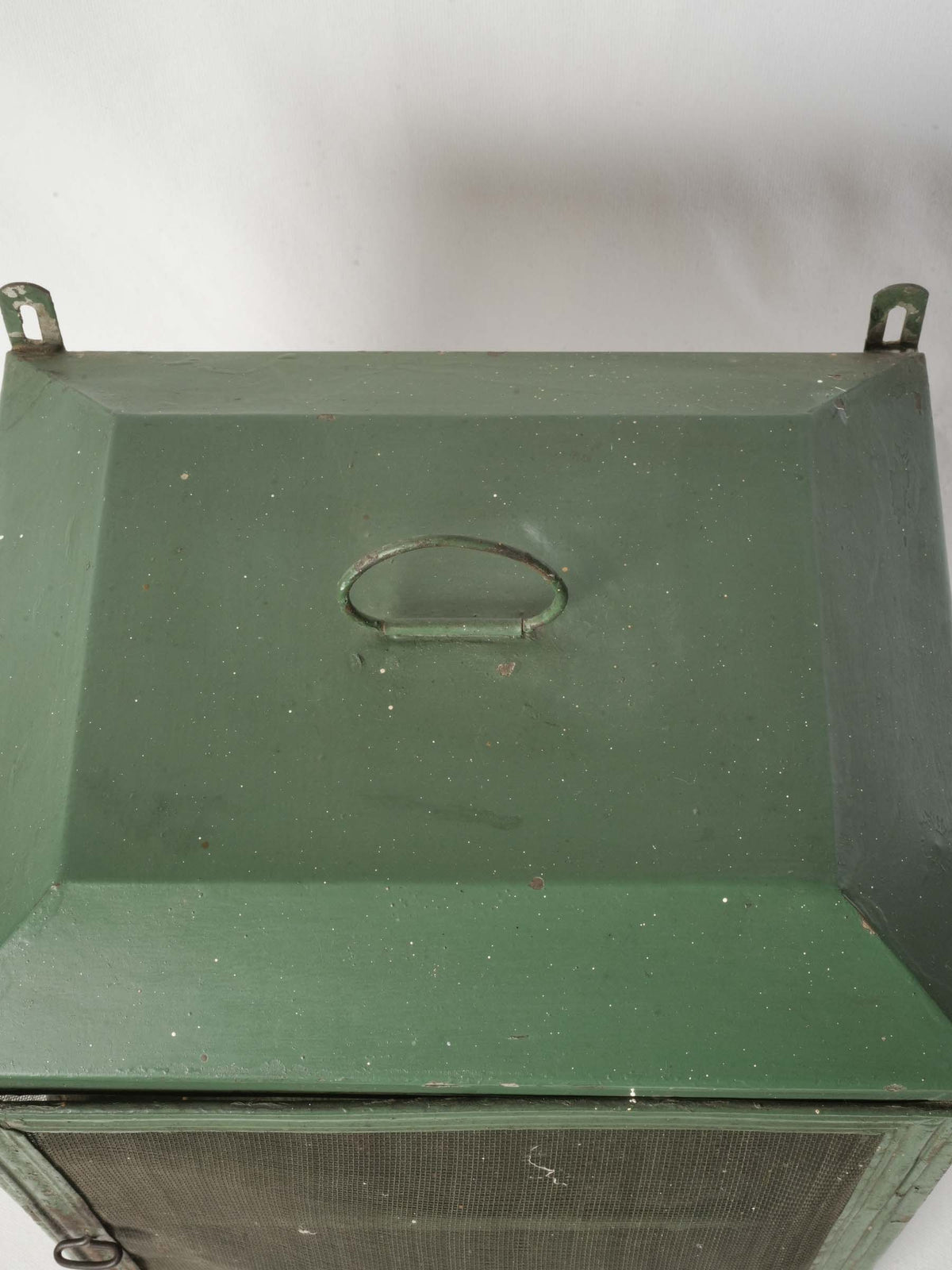 Antique French Garde-Manger / Food Safe w/ Green Patina