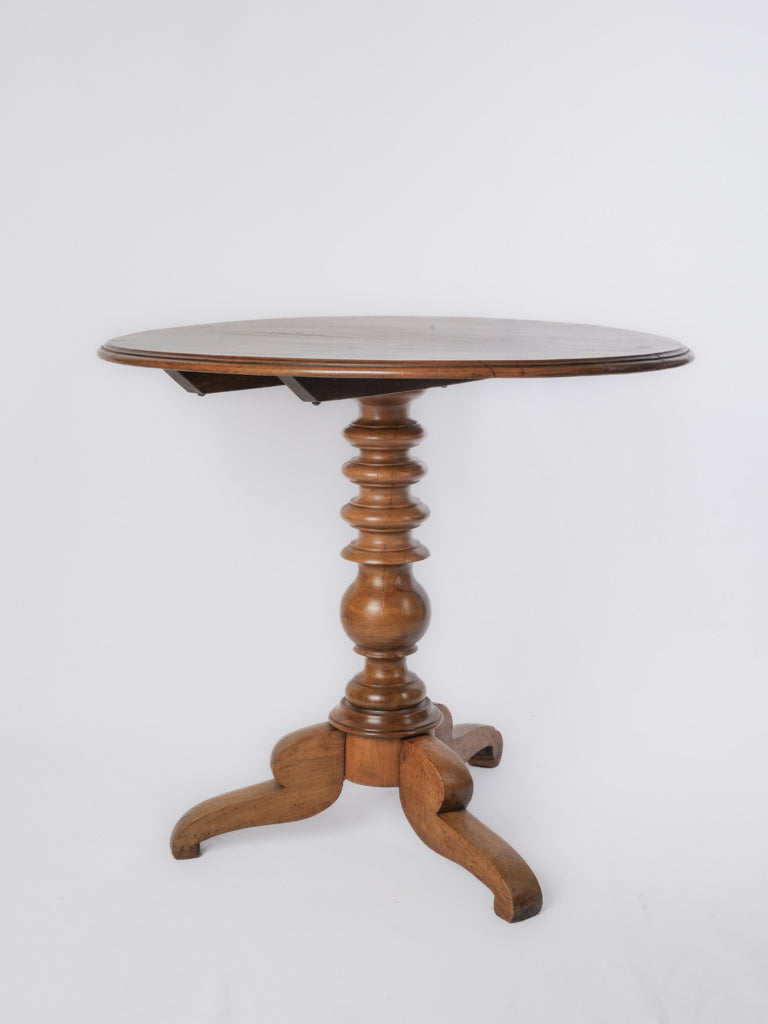 Honeyed amber walnut table