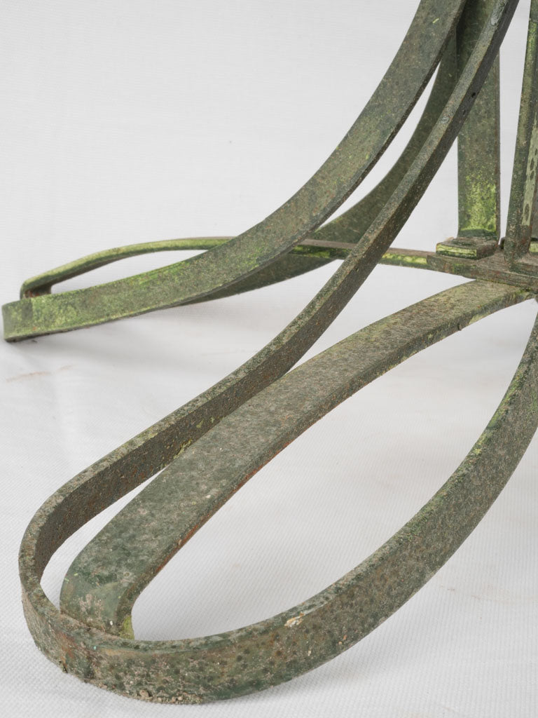 Weathered French-style garden furniture