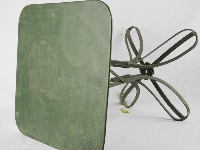 Elegant historic garden ironwork table