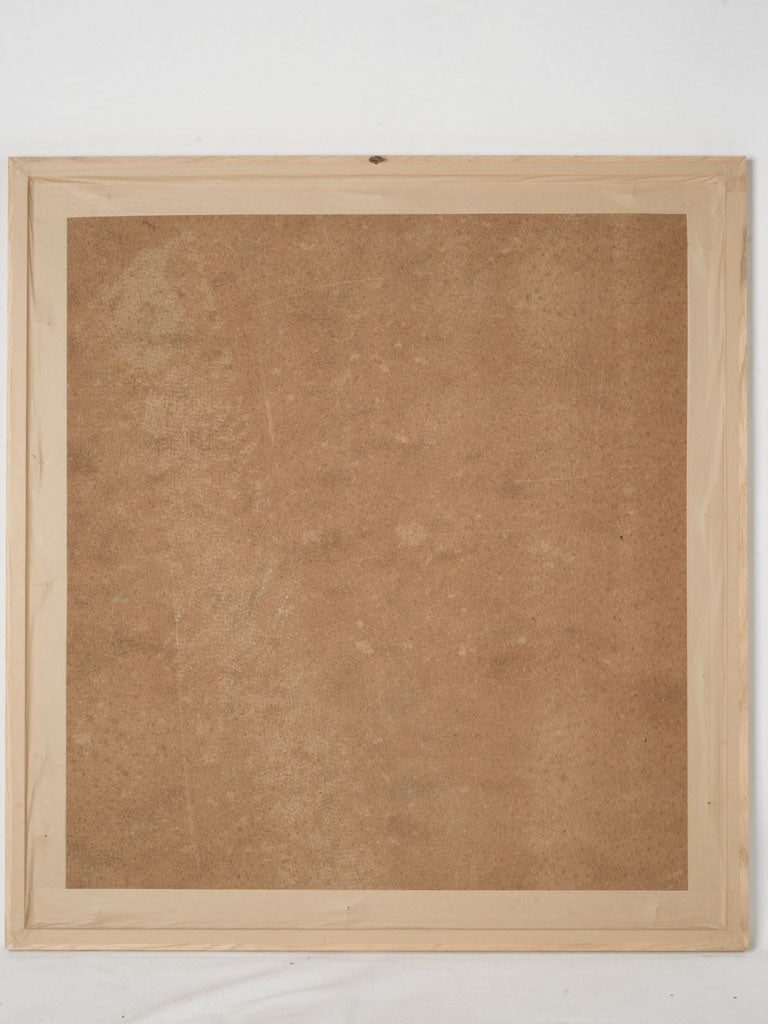 Artistic herbarium in stylish frame