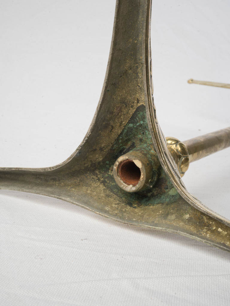 Decorative brass vanity accent