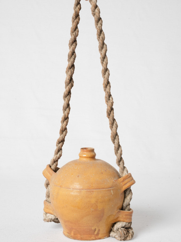 Unique aged terracotta conscience pitcher