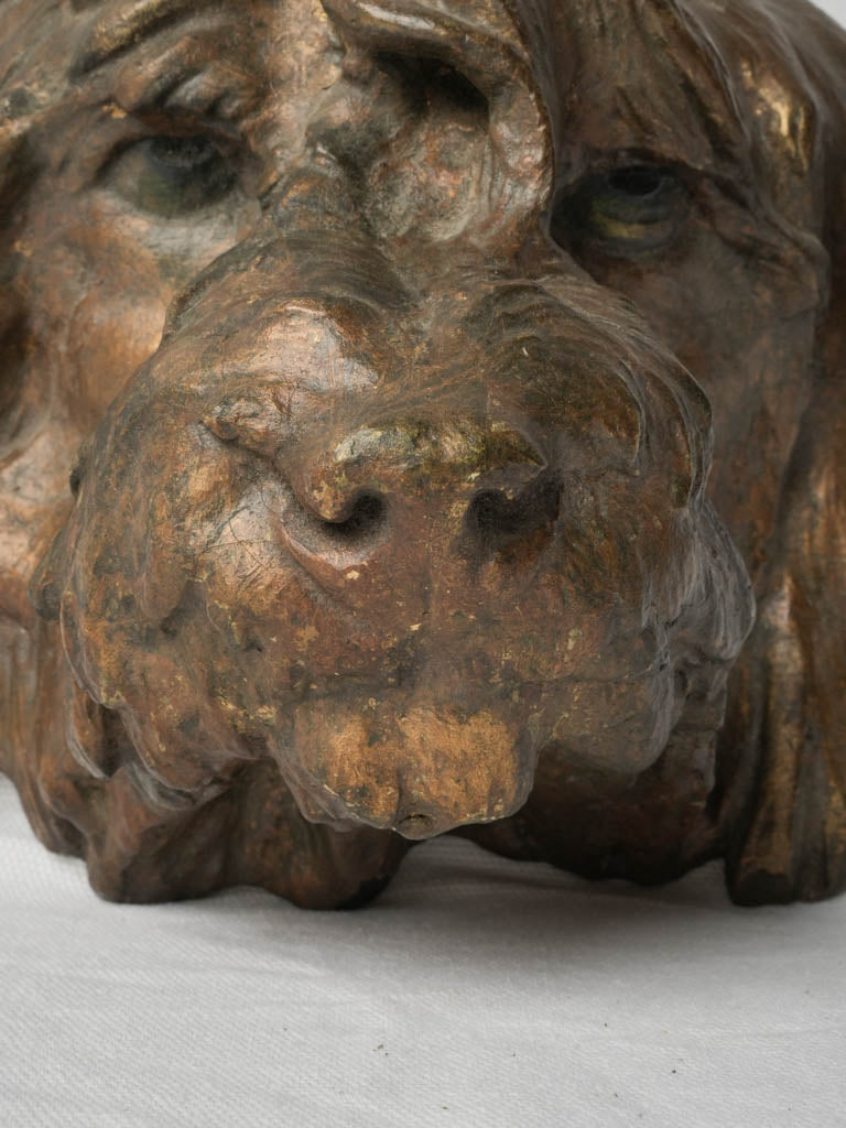 Soulful expressive canine ornament