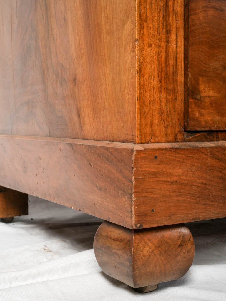 Timeless walnut veneer dresser