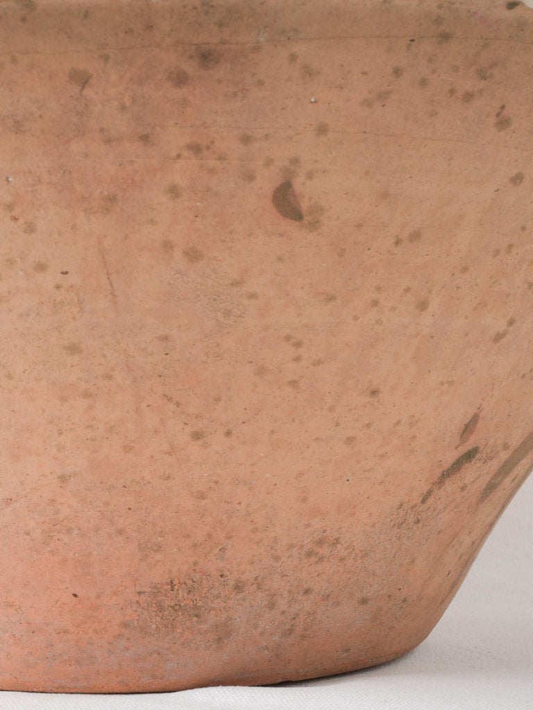Exquisite large antique French terracotta bowl