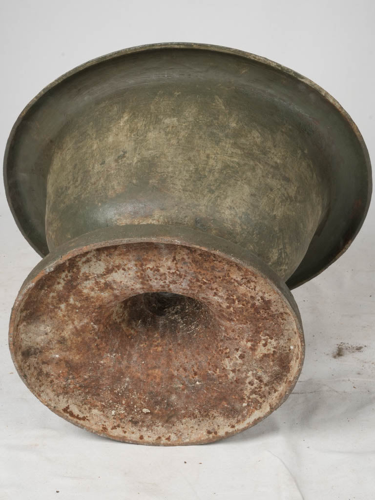 Vintage French iron garden planter