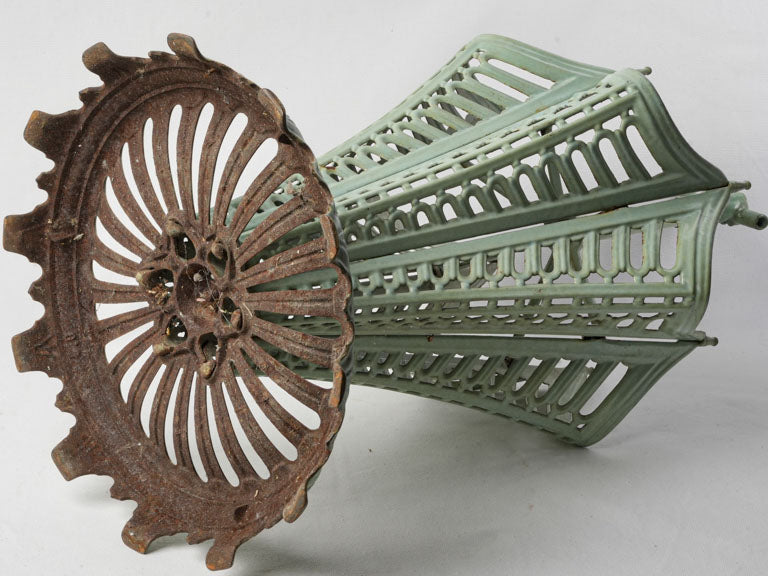 Artistry-meets-utility umbrella holder  