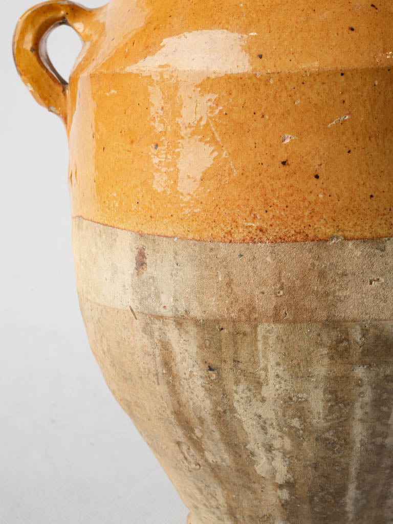 Rustic ochre vintage display piece