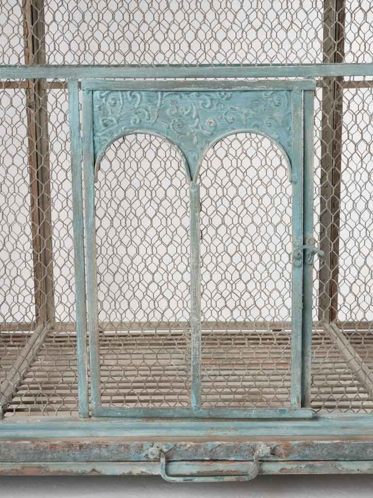 Huge Napoleon III antique French birdcage 59"