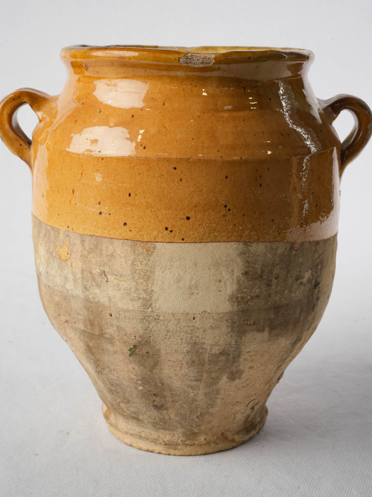 Slender dual-handle decorative pottery