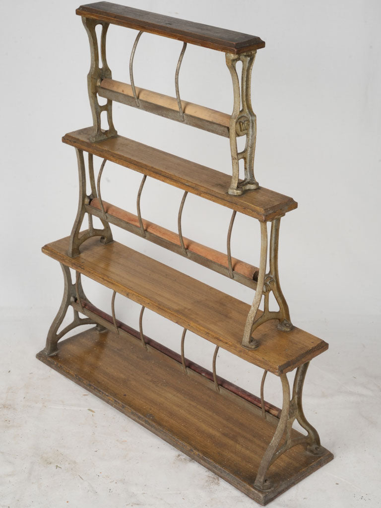 Aged industrial reel dispenser
