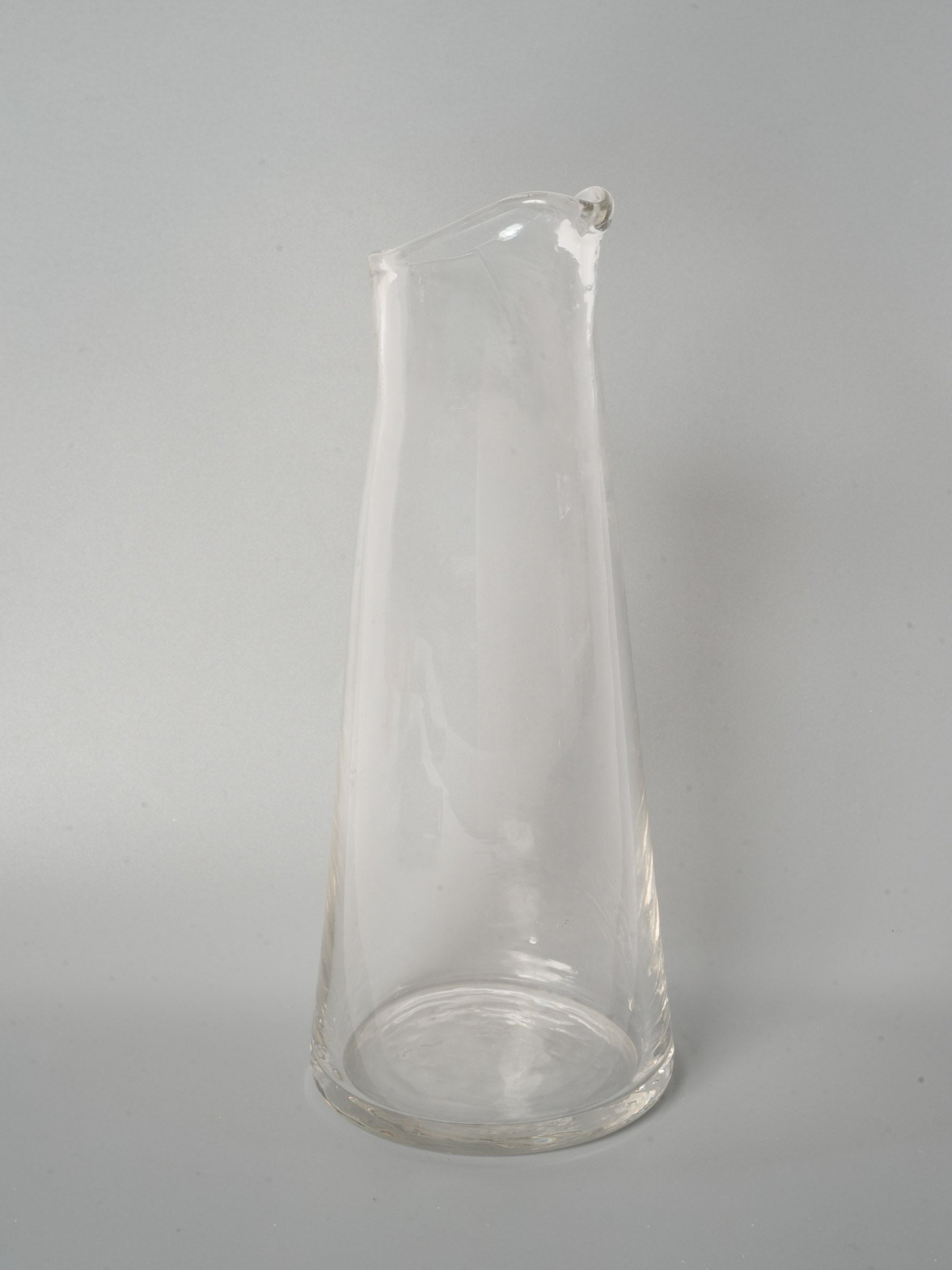 Vintage Blown Glass Carafe with Beak 10¼"