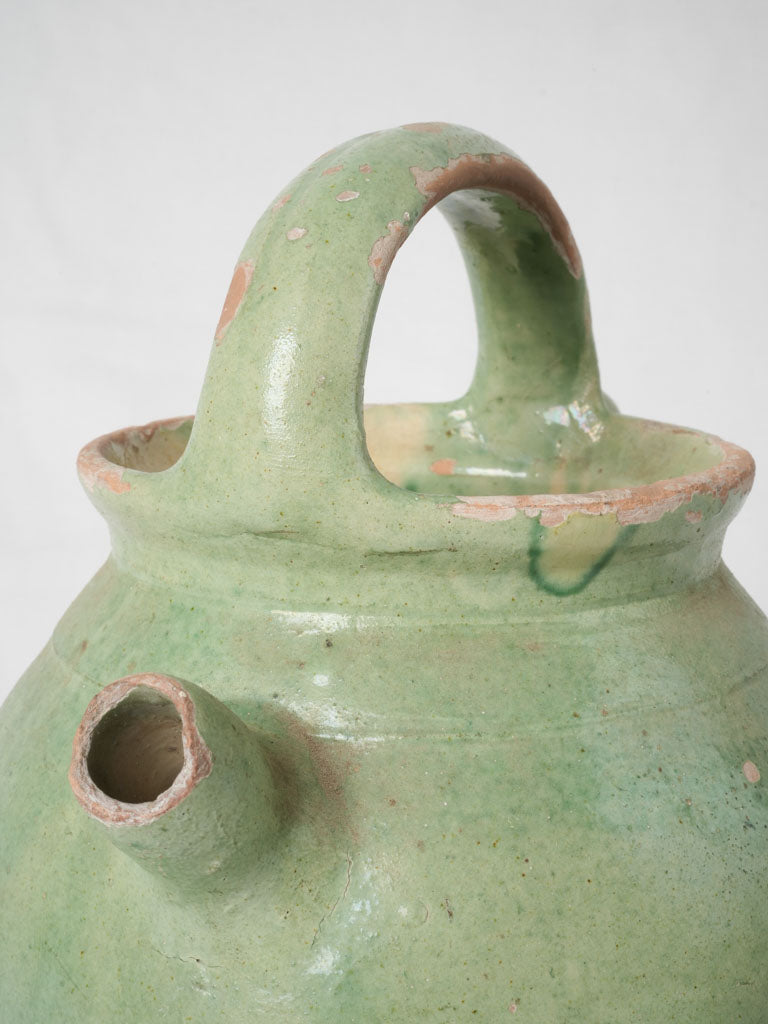 Early 1900s French terracotta water ewer