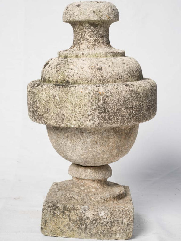 Charming French-style stone finials