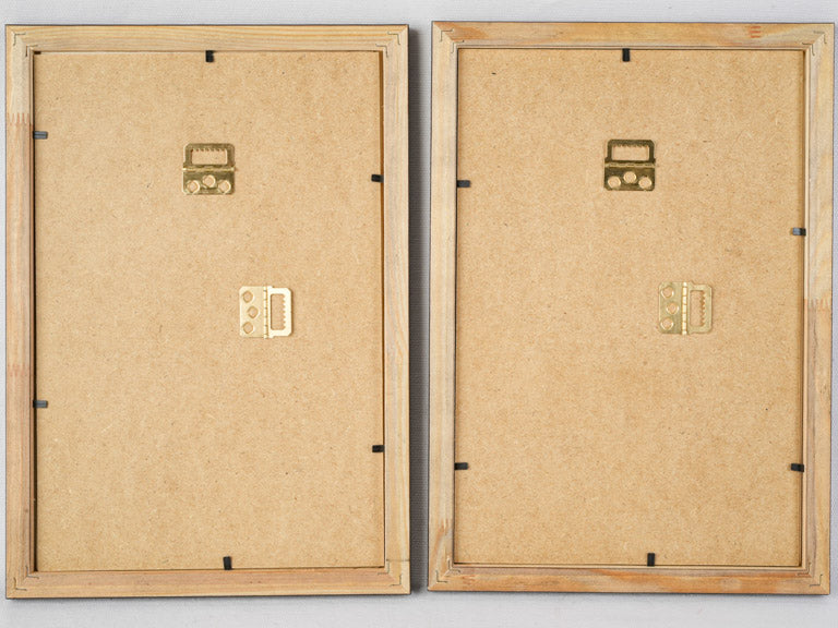 Rare black-framed art pieces