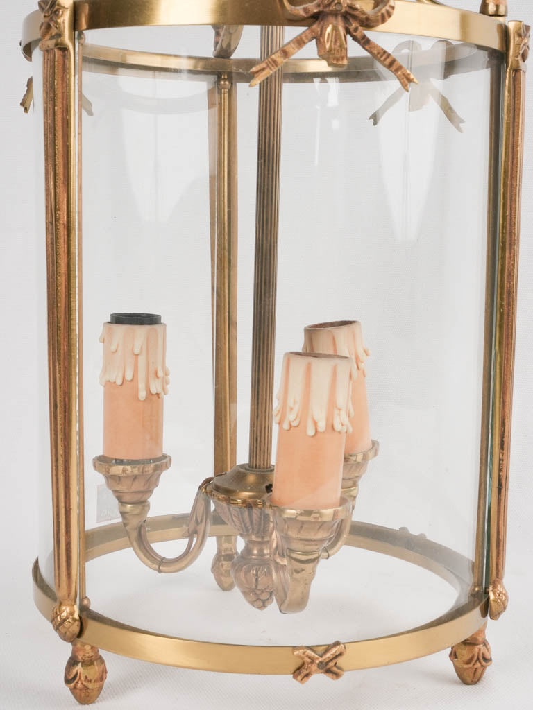 Charming 1960s bronze lighting piece