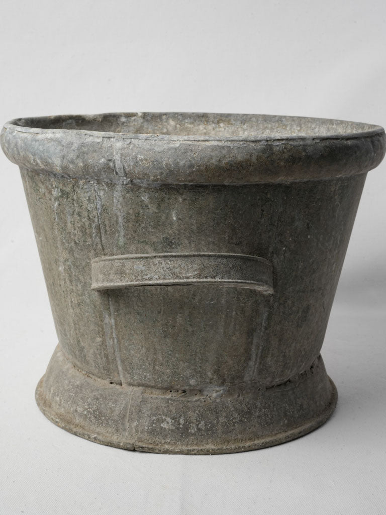 Early 20th-Century French Rustic Zinc Cachepot - 11½"