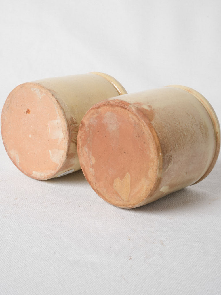 Colorful mid-20th century salt cellars