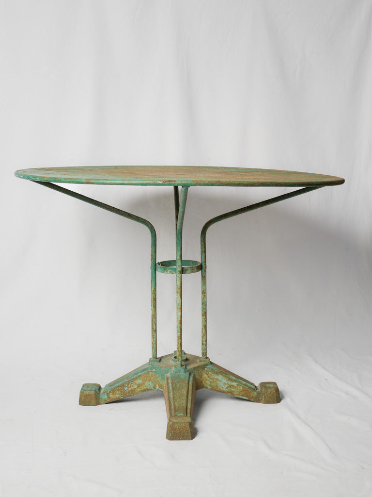 Rustic original green dining table