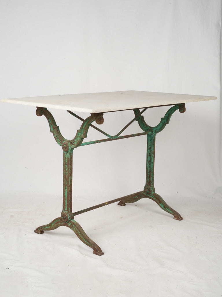 Vintage French café table.