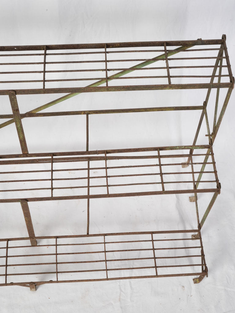 Hand-forged iron display stand