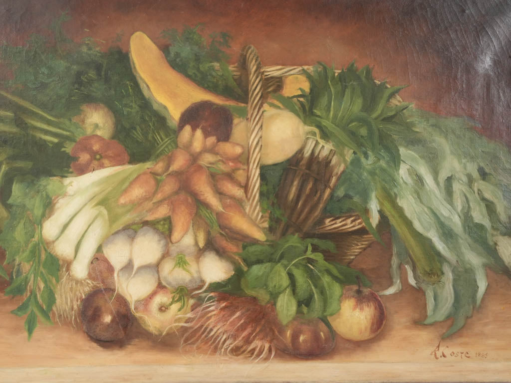 Textured craquelure canvas decor