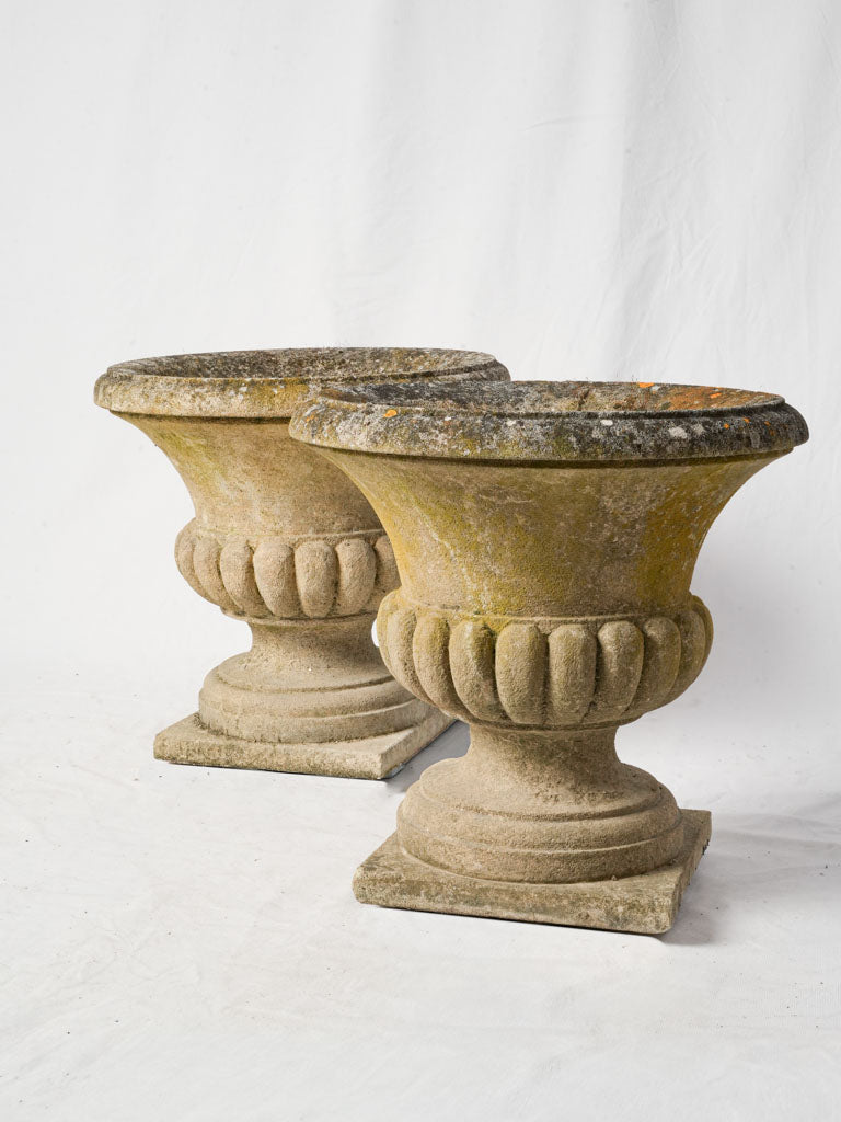 Elegant vintage Medici-style urns