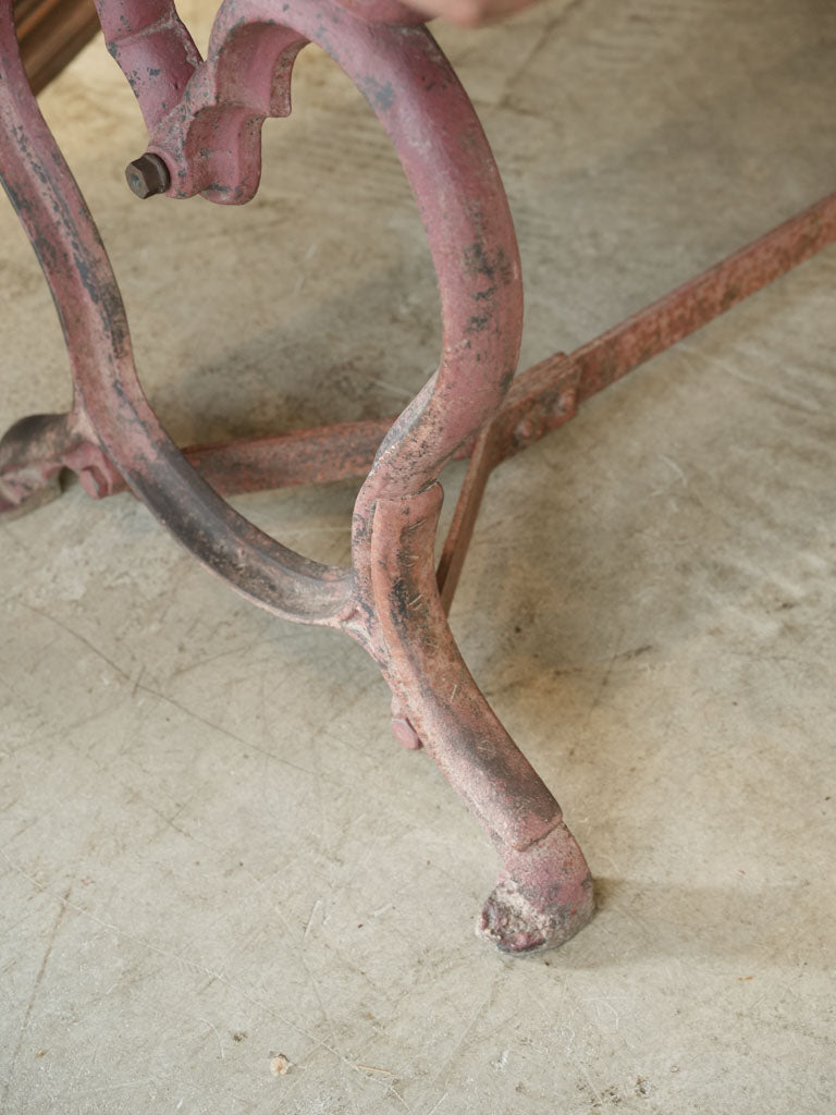 Sturdy rustic chic workspace