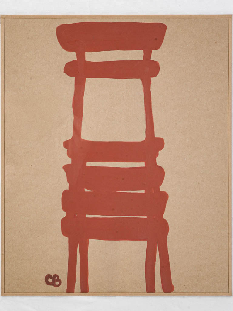 Bold contemporary acrylic artwork