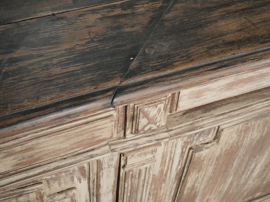 Patina-rich oak sideboard