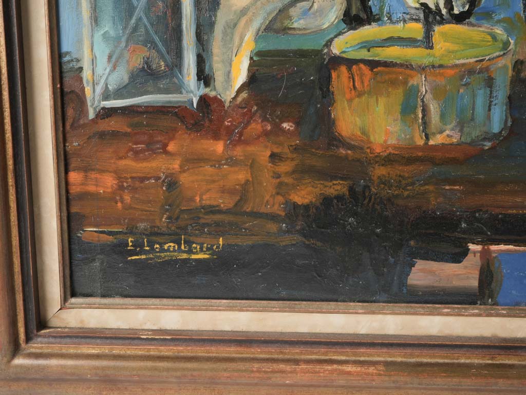 Mid-20th Century Still Life by Émile Lombard c. 1950 - 33" x 38¼"