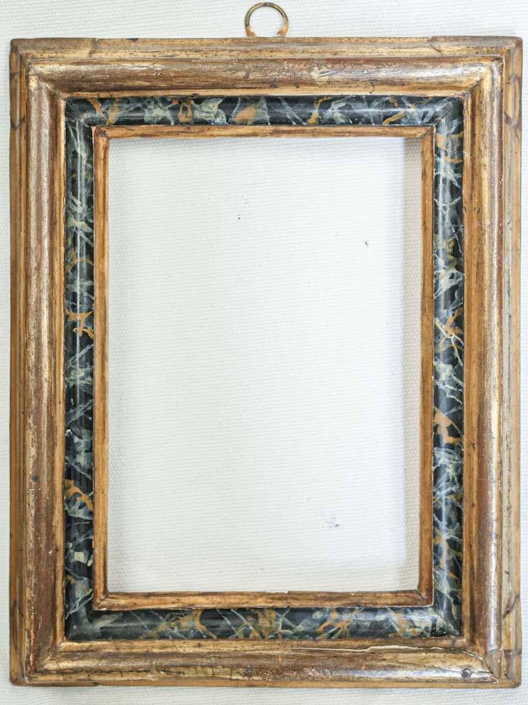 Provenance-rich intricate faux marble frames