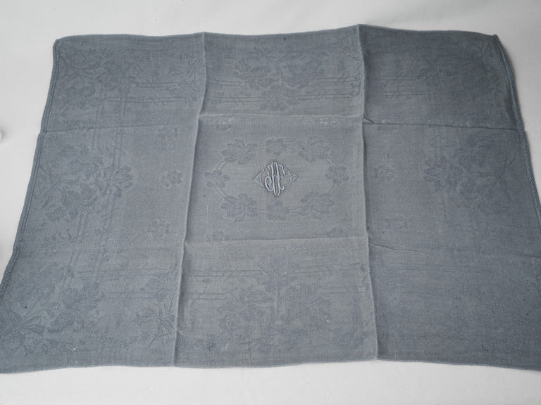 Bespoke slate grey table linens