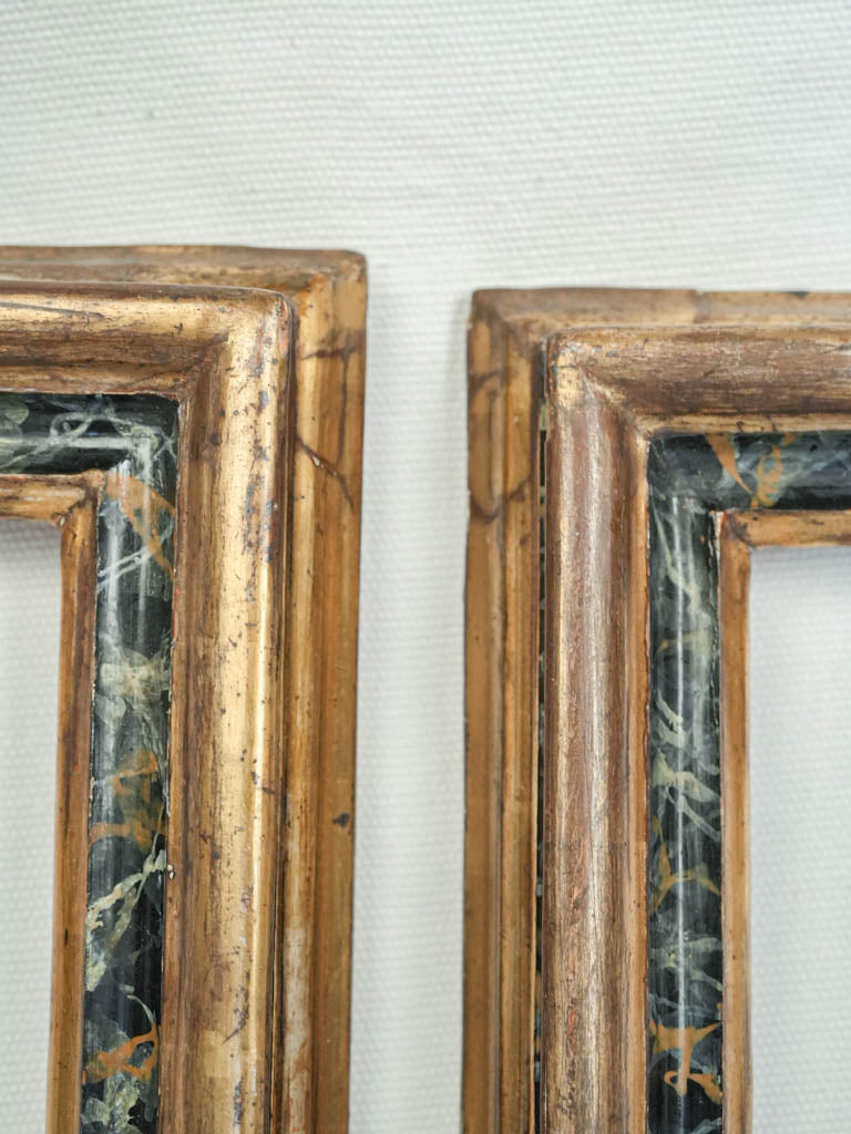 Rustic chic hand-painted decor frames