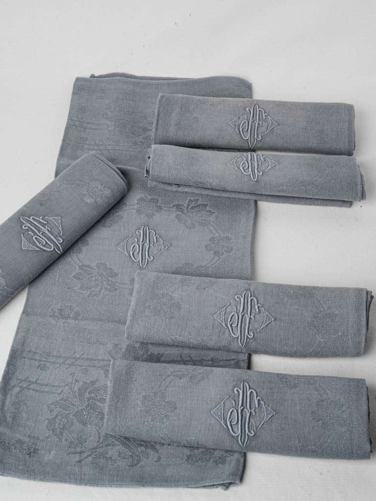 Timeless monogrammed table napkins