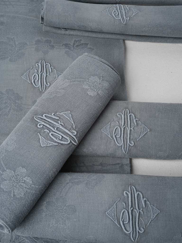 Sophisticated French damask napkins